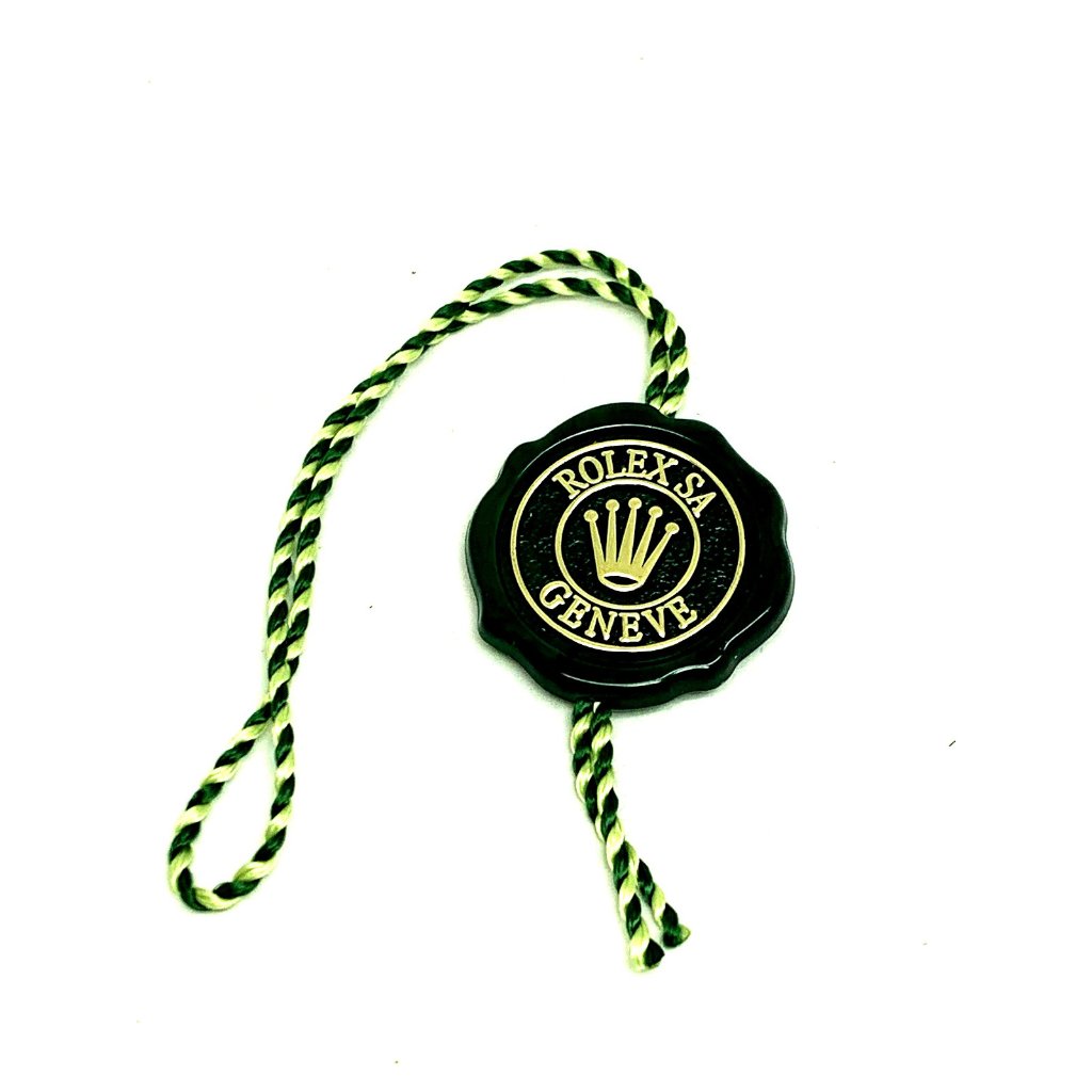 Authentic Rolex Green Hang Tag Multiple Crown Hologram Certified Superlative